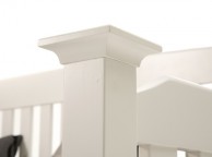 Serene Eleanor 3ft Single White Wooden Day Bed Frame Thumbnail