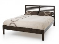 Serene Esther 4ft6 Double Walnut Finish Wooden Bed Frame Thumbnail