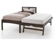 Serene Esther 3ft Single Walnut Finish Wooden Guest Bed Frame Thumbnail