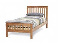 Serene Amelia 3ft Single Oak Finish Wooden Bed Frame Thumbnail