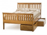 Cherry wood hotsell king bed