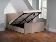 Emporia Sovereign 5ft Kingsize Stone Fabric Ottoman Sleigh Bed Frame Thumbnail