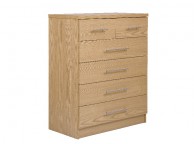 GFW Manhattan Oak 4 + 2 Drawer Chest Thumbnail