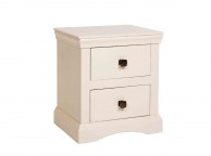 Core Quebec 2 Drawer Cream Bedside Thumbnail
