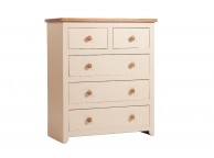 Core Jamestown 5  (3 + 2) Drawer Cream Chest Thumbnail