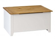 Core Capri White Ottoman Blanket Box Thumbnail