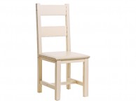 Core Jamestown Cream Dining Chairs (Pair) Thumbnail