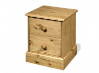 Core Cotswold 2 Drawer  Pine Bedside Thumbnail