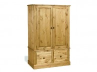 Core Cotswold 2 Door 2 Drawer Pine Wardrobe Thumbnail