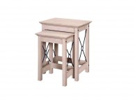 Core Pembroke Sandwash Effect Pine Nest Of Tables Thumbnail