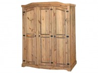 Core Corona Pine 3 Door Wardrobe Thumbnail