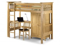 Julian Bowen Pine Bedsitter Bunk Bed Barcelona Style Thumbnail