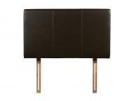 Julian Bowen Vienna 4ft6 Double Brown Faux Leather Headboard Thumbnail