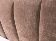 GFW Luciana 4ft6 Double Chocolate Upholstered Bed Frame Thumbnail
