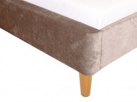 GFW Luciana 4ft6 Double Chocolate Upholstered Bed Frame Thumbnail