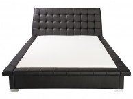GFW Missouri 5ft Kingsize Black Faux Leather Bed Frame Thumbnail