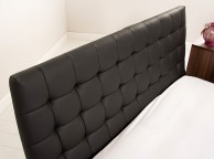 GFW Missouri 5ft Kingsize Black Faux Leather Bed Frame Thumbnail