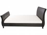 GFW Dante 5ft Kingsize Black Faux Leather Bed Frame Thumbnail