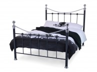 Metal Beds Cambridge 4ft6 Double Black Metal Bed Frame Thumbnail