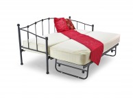 Metal Beds Paris 2ft6 (75cm) Small Single Black Metal Day Bed Thumbnail