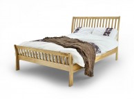Metal Beds Ashton 4ft6 (135cm) Double Oak Bed Frame Thumbnail