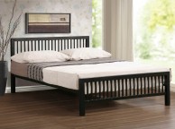 Time Living Meridian 5ft Kingsize Black Metal Bed Frame Thumbnail