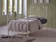 Time Living Inova 3ft Single Ivory Metal Bed Frame Thumbnail