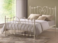 Time Living Inova 4ft Small Double Ivory Metal Bed Frame Thumbnail
