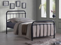 Time Living Miami 3ft Single Black Metal Bed Frame Thumbnail