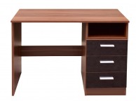 GFW Ottawa Dressing Table in Walnut and Black Gloss Thumbnail