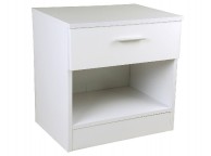 GFW Ottawa 1 Drawer Bedside In White Thumbnail