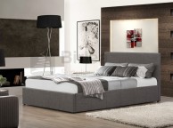 Birlea Berlin 4ft Small Double Grey Fabric Ottoman Bed Thumbnail