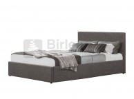 Birlea Berlin 4ft Small Double Grey Fabric Ottoman Bed Thumbnail