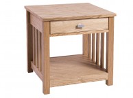 GFW Royal Oak Lamp Table in Oak Effect Thumbnail