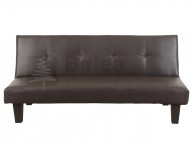 Birlea Franklin Brown Faux Leather Sofa Bed Thumbnail