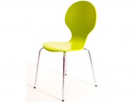 GFW Jersey Set of 2 Lime Dining Chairs Thumbnail