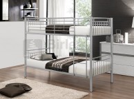 Birlea Rhodes Silver Metal Bunk Bed Thumbnail