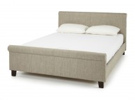Serene Hazel 6ft Super Kingsize Linen Fabric Bed Frame Thumbnail