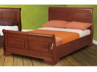 Sweet Dreams Jackdaw 4ft 6 Double Wild Cherry Wooden Bed Frame Thumbnail