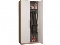 Sweet Dreams Gloss White 2 Door Wardrobe Thumbnail