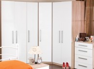Sweet Dreams Gloss White 4 Drawer Chest of Drawers Thumbnail
