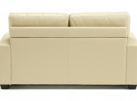 Serene Turin Cream Faux Leather Sofa Bed Thumbnail