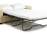 Serene Turin Cream Faux Leather Sofa Bed Thumbnail