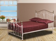 Sweet Dreams Carnival 4ft6 Double Cream Metal Bed Frame Thumbnail