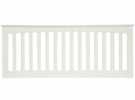 Serene Amelia 5ft Kingsize White Wooden Headboard Thumbnail