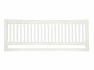 Serene Mya 6ft Super Kingsize White Wooden Headboard Thumbnail