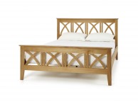 Serene Maiden 6ft Super Kingsize Oak Bed Frame Thumbnail