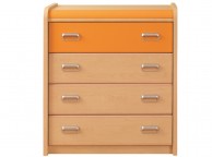 Sweet Dreams Satsuma 4 Drawer Chest of Drawers Thumbnail