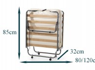 Serene Luxor Small Double Folding Guest Bed Thumbnail