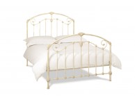 Bentley Designs Lauren 5ft Kingsize Ivory Metal Bed Frame Thumbnail